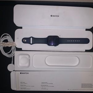 Apple Watch Series 6 GPS) 44mm Blue Aluminum Case with Deep Navy